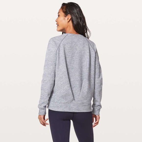 lululemon athletica Tops - Lululemon Just Pleat It Crew Cotton Terry like new